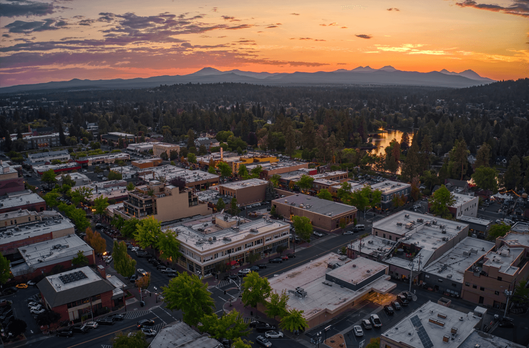 A view of downtown Bend.